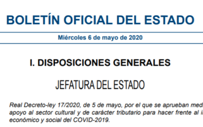 RDL 17/2020, de 5 de mayo. Acaba la suspensión de la Contratación Pública.
